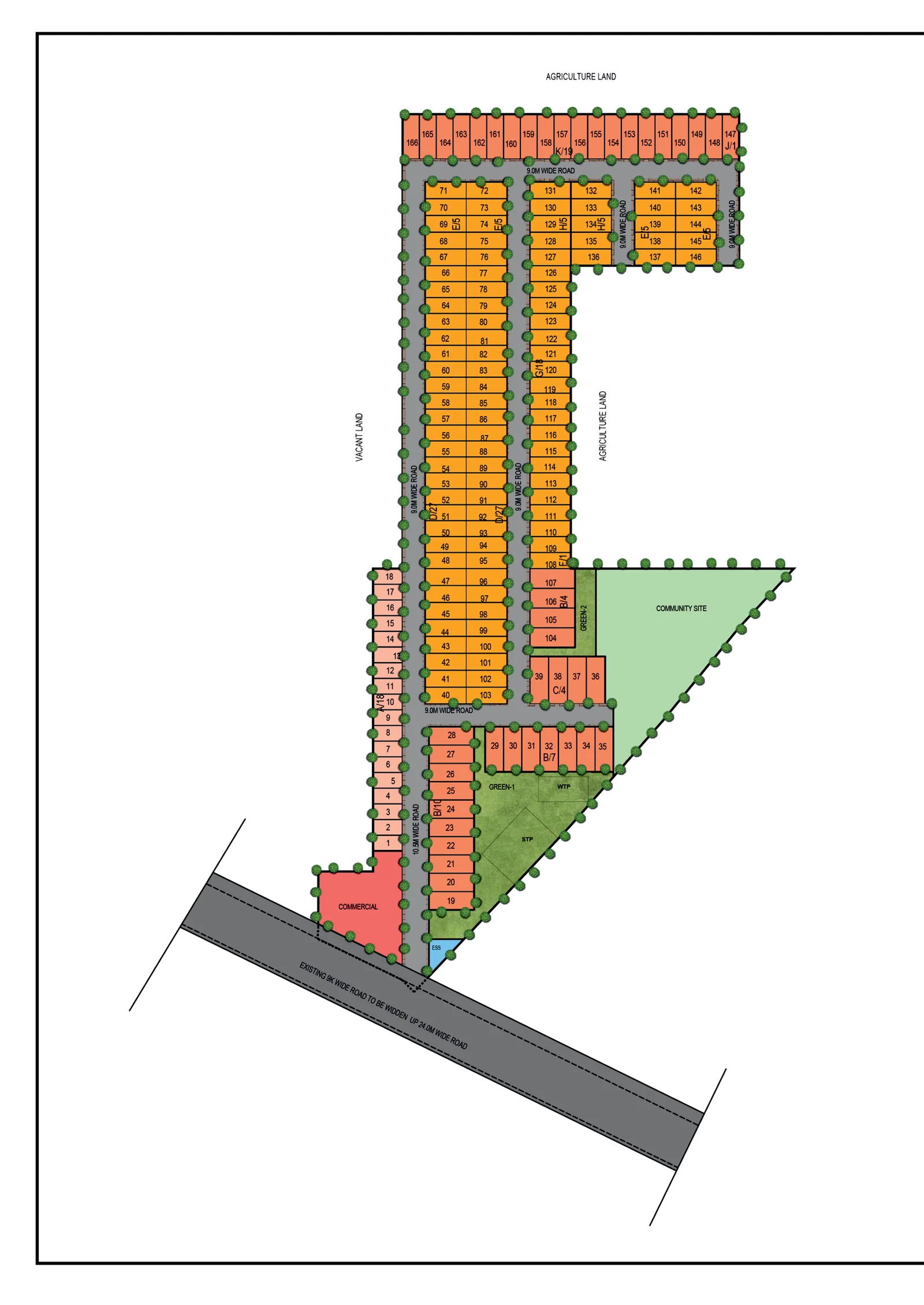 Deen Dayal Awas Plot Site Plan Sector 32 Rewari